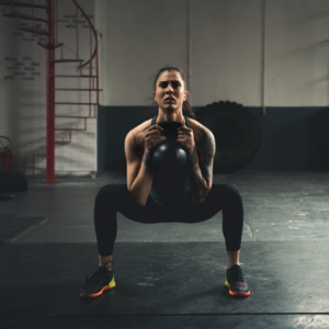 goblet squat kettlebell